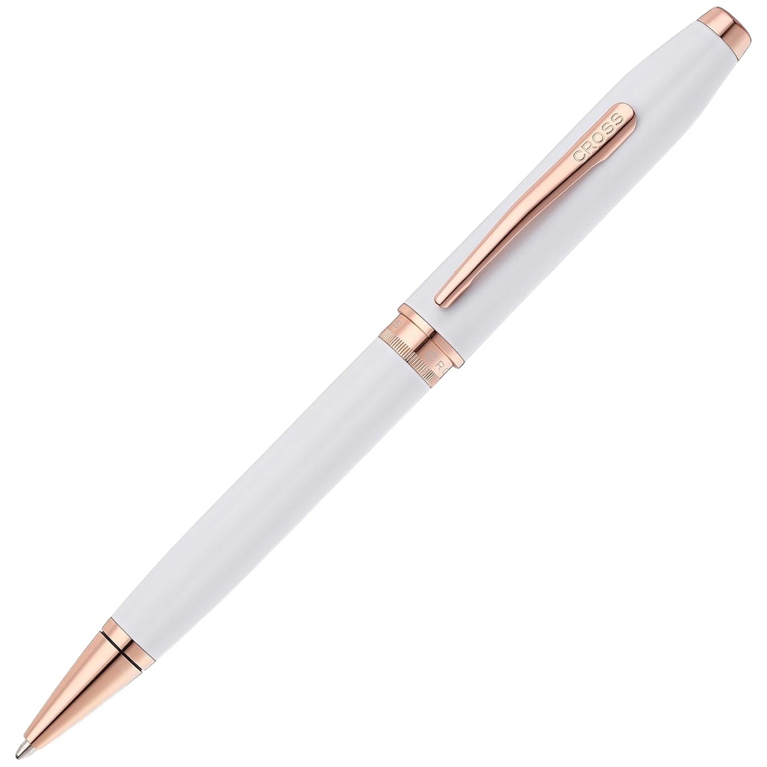 Cross Foundry Pearl White RGT Ballpoint Pen AT0812-6