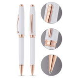 Cross Foundry Pearl White RGT Ballpoint Pen AT0812-6