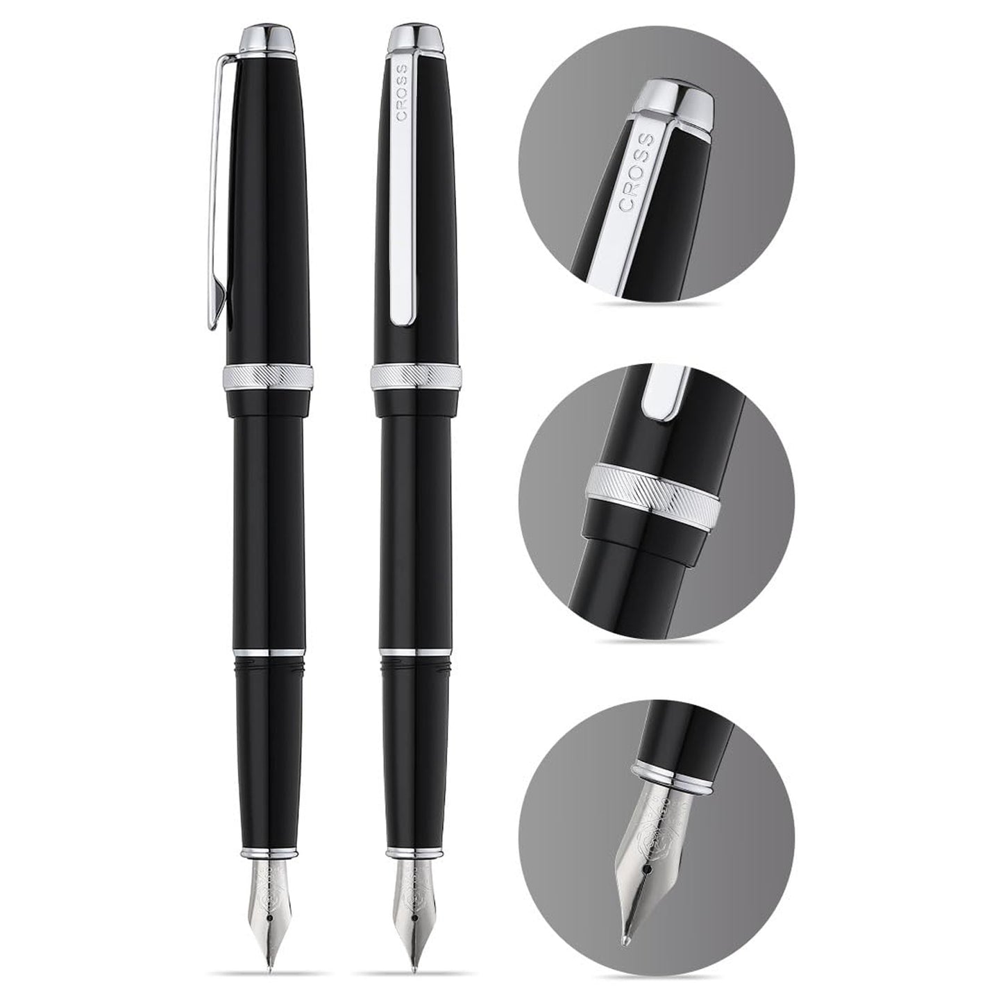 Cross Lume Obsidian Black CT Fountain Pen
