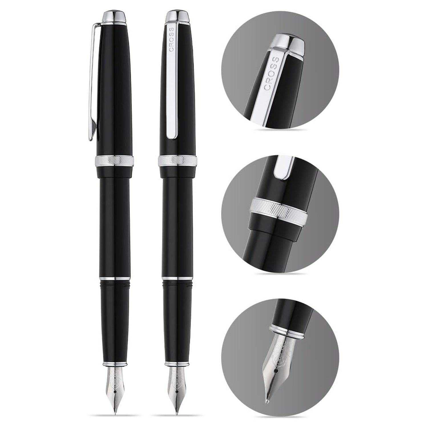 Cross Lume Obsidian Black CT Fountain Pen