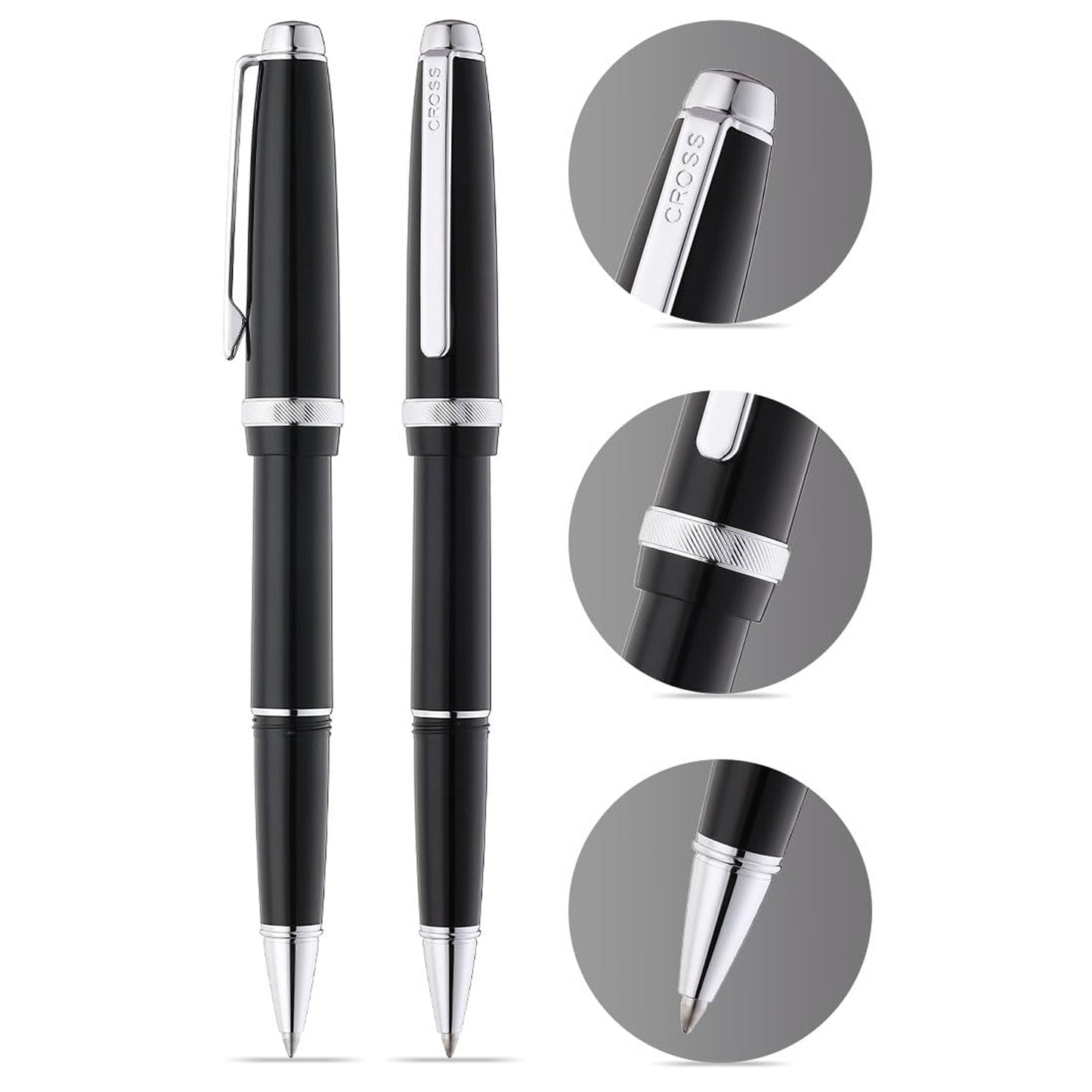 Cross Lume Obsidian Black CT Roller Ball Pen AT0805-1
