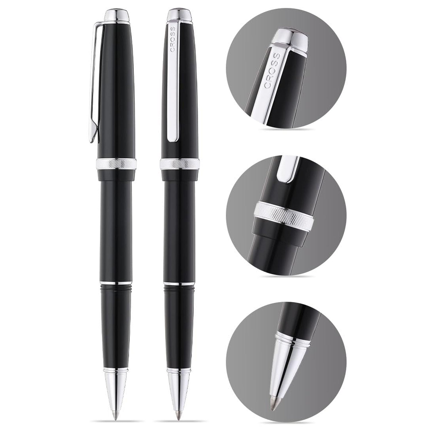 Cross Lume Obsidian Black CT Roller Ball Pen AT0805-1