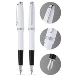 Cross Lume Porcelain White CT Fountain Pen
