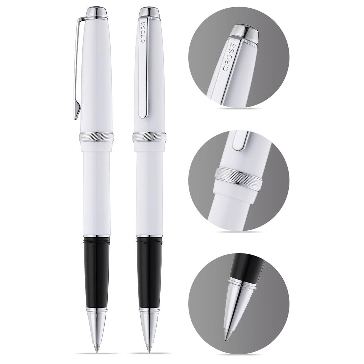 Cross Lume Porcelain White CT Roller Ball Pen AT0805-2