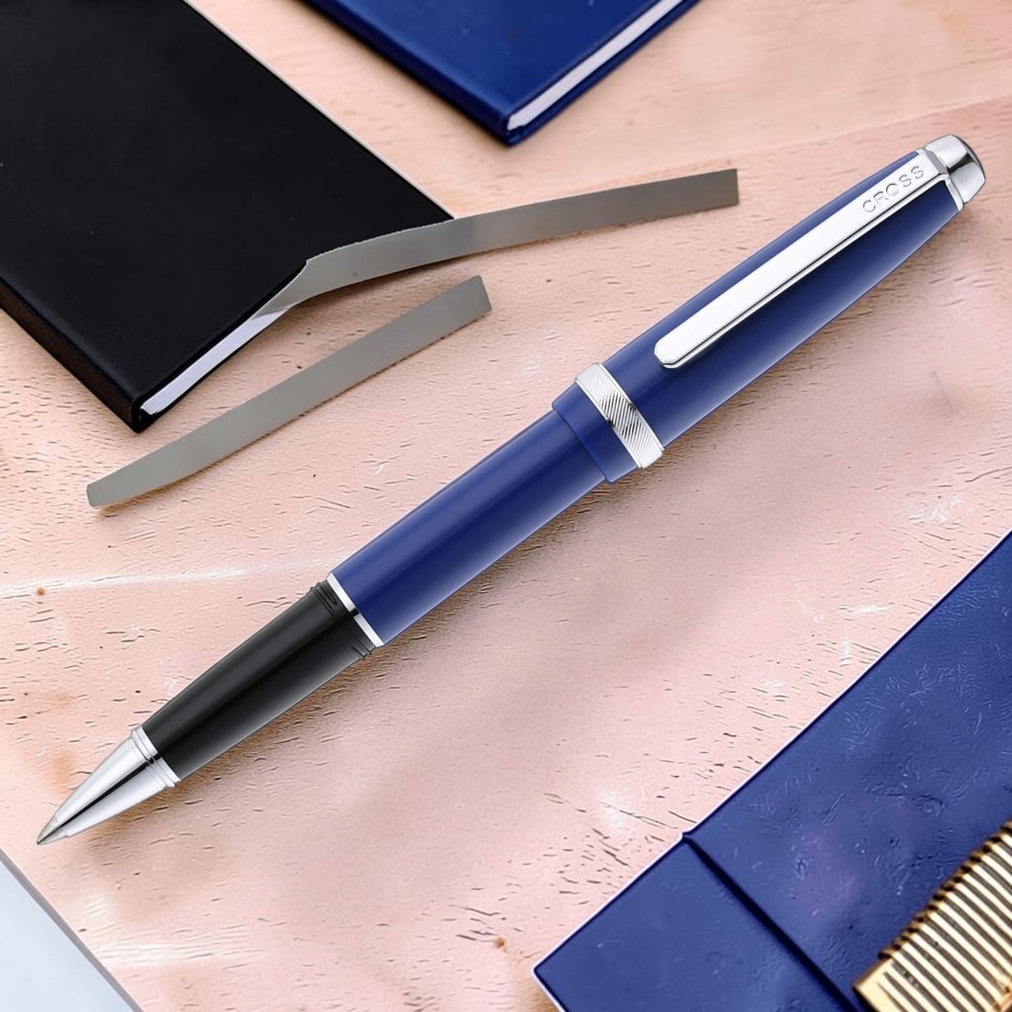 Cross Lume Deep Sea Blue CT Ballpoint Pen AT0802-3