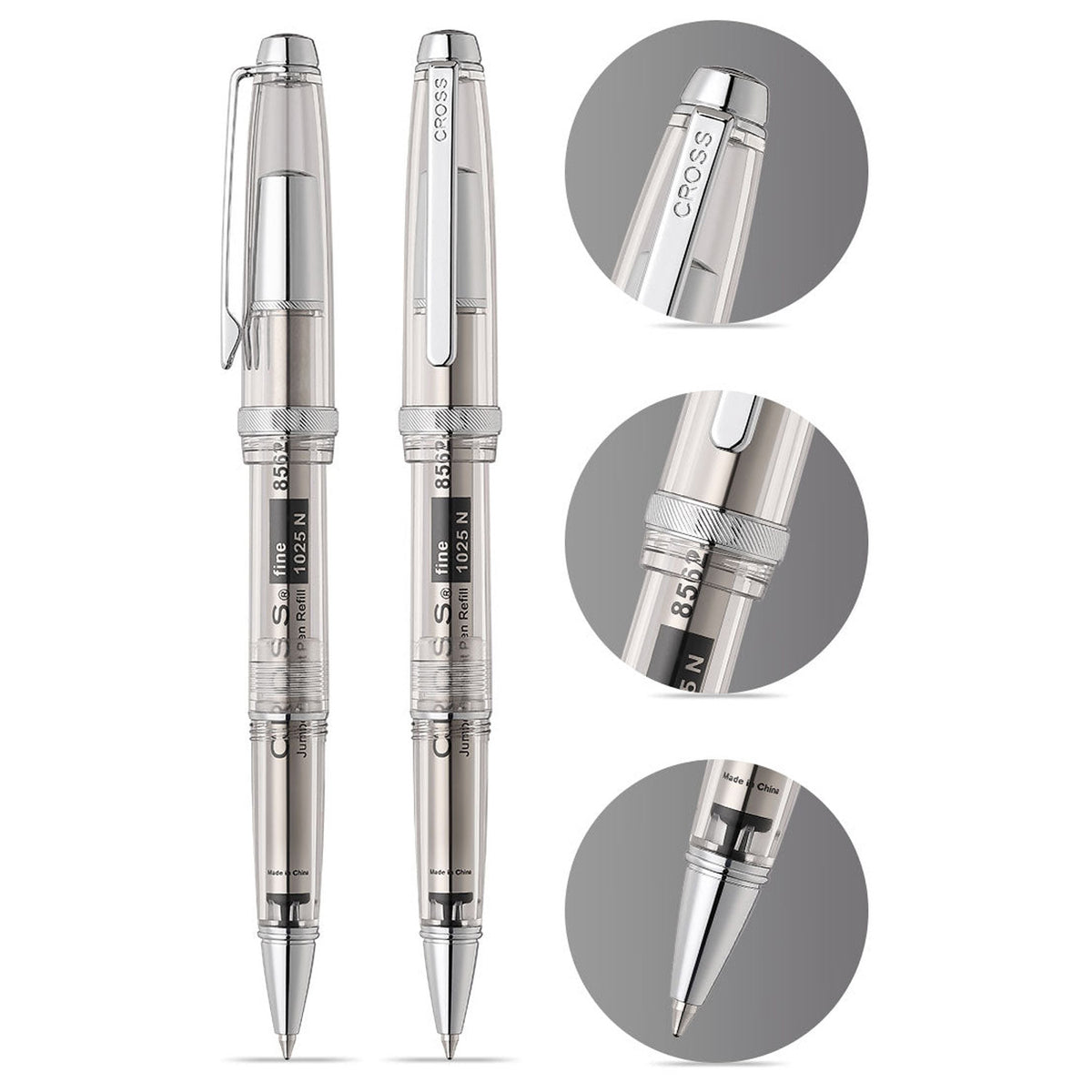 Cross Lume Translucent Clear CT Ballpoint Pen AT0802-7