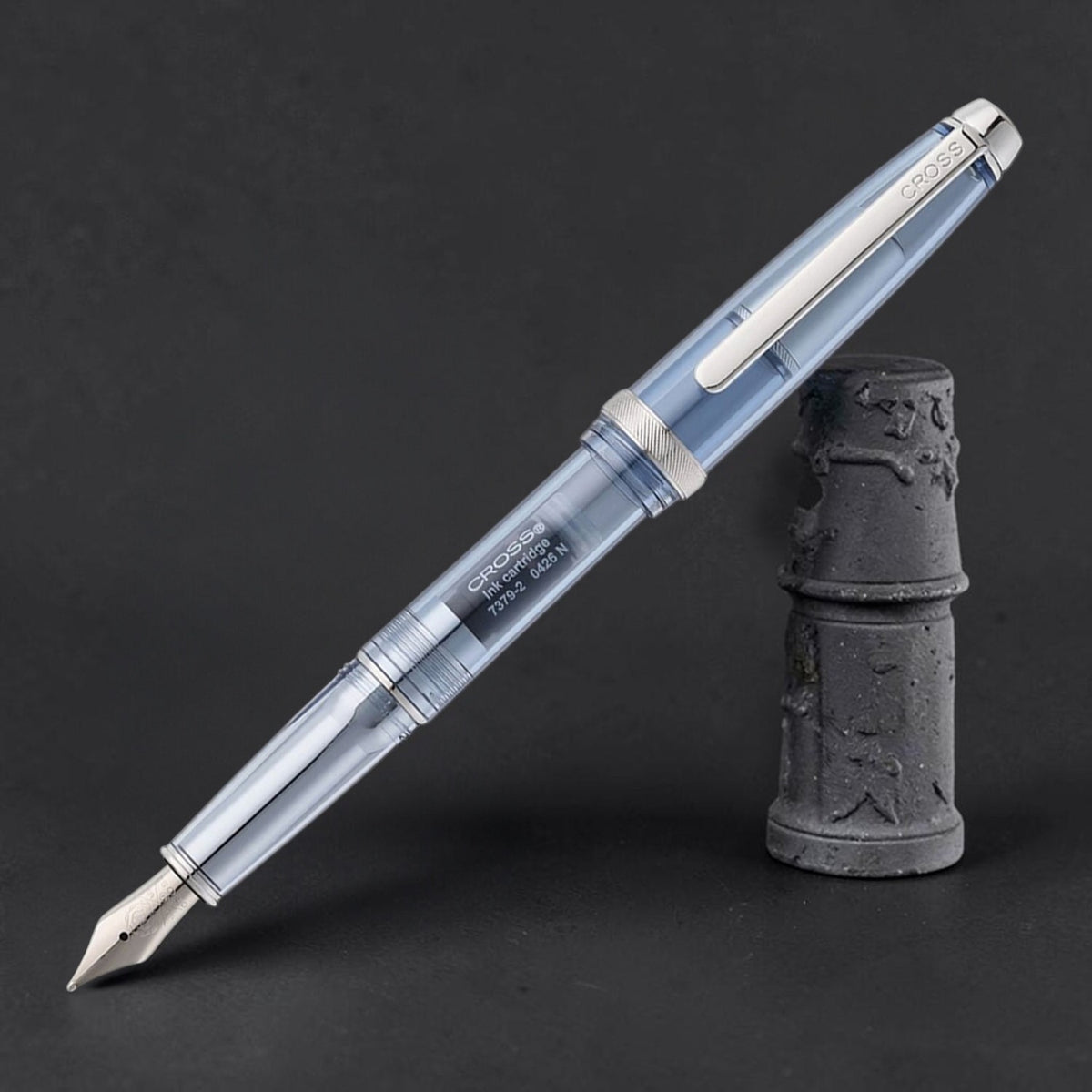 Cross Lume Translucent Navy Blue CT Fountain Pen