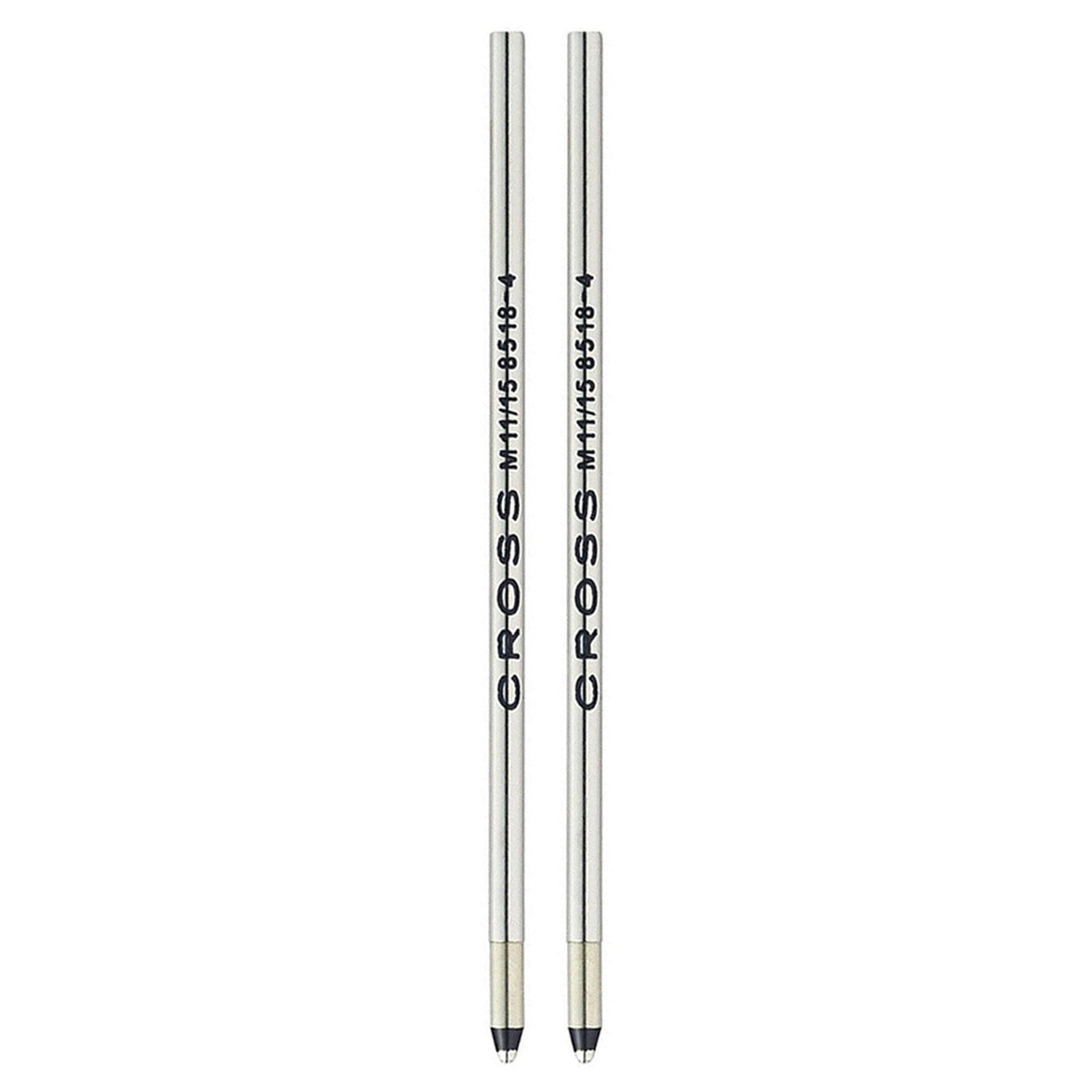 Cross Mini Ballpoint Pen Refill (Black - M - Pack of 2) 8518-4