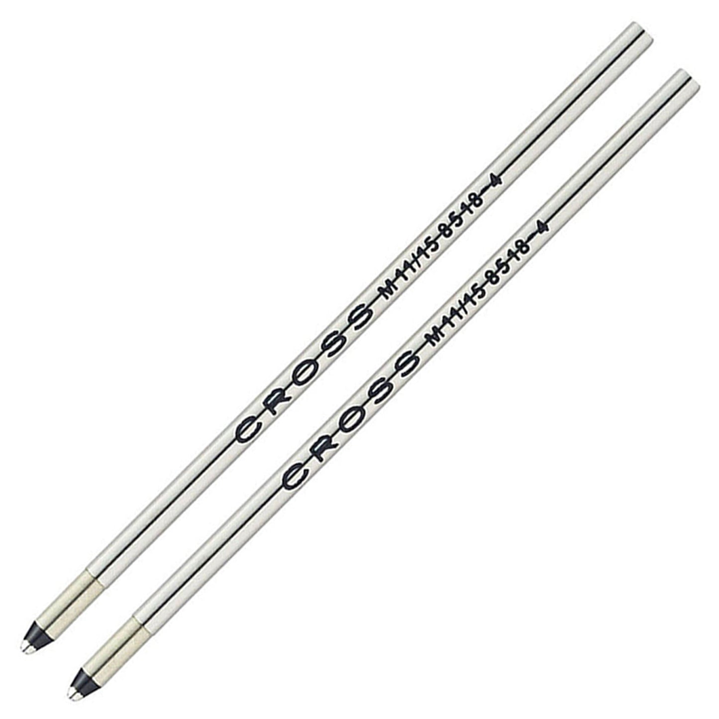 Cross Mini Ballpoint Pen Refill (Black - M - Pack of 2) 8518-4