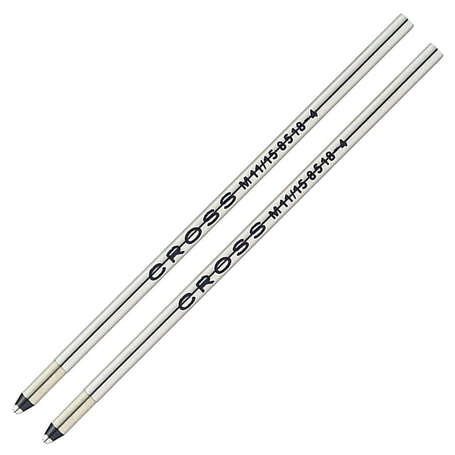Cross Mini Ballpoint Pen Refill (Black - M - Pack of 2) 8518-4