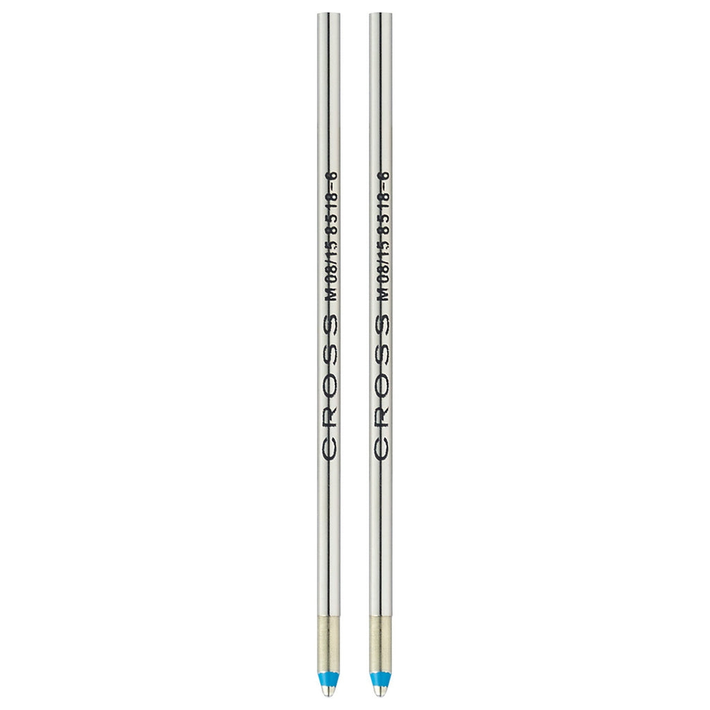 Cross Mini Ballpoint Pen Refill (Blue - M - Pack of 2) 8518-6