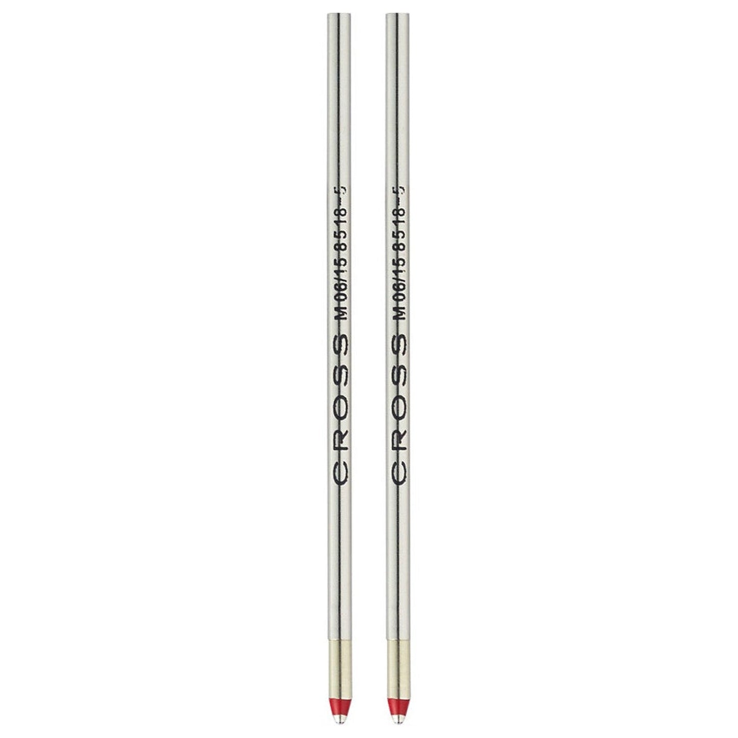Cross Mini Ballpoint Pen Refill (Red - M - Pack of 2) 8518-5