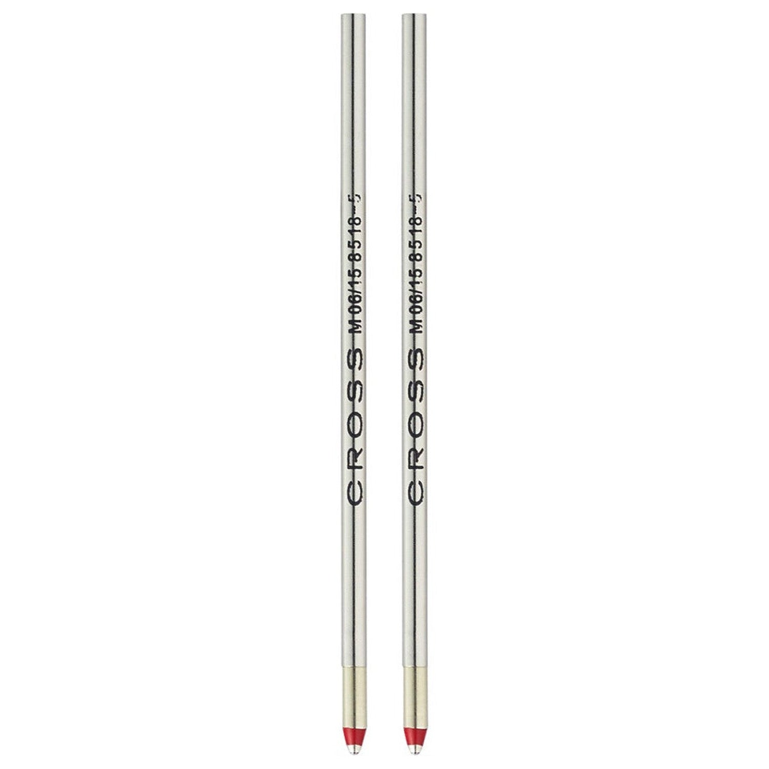 Cross Mini Ballpoint Pen Refill (Red - M - Pack of 2) 8518-5