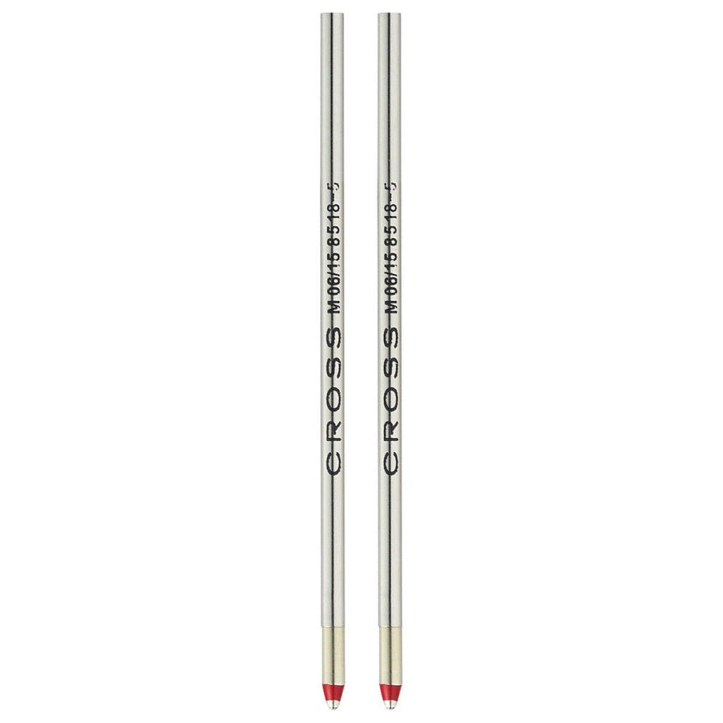 Cross Mini Ballpoint Pen Refill (Red - M - Pack of 2) 8518-5