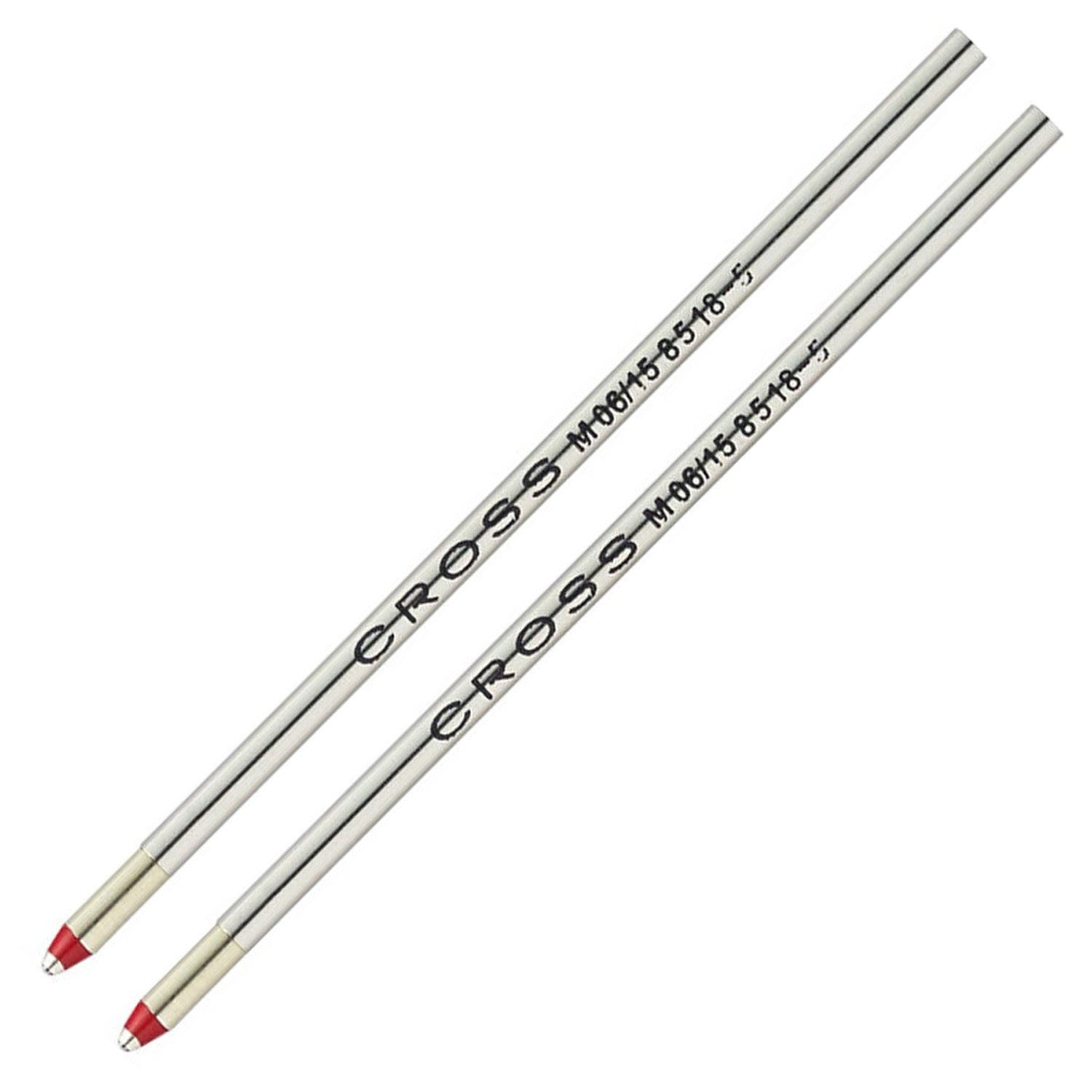 Cross Mini Ballpoint Pen Refill (Red - M - Pack of 2) 8518-5