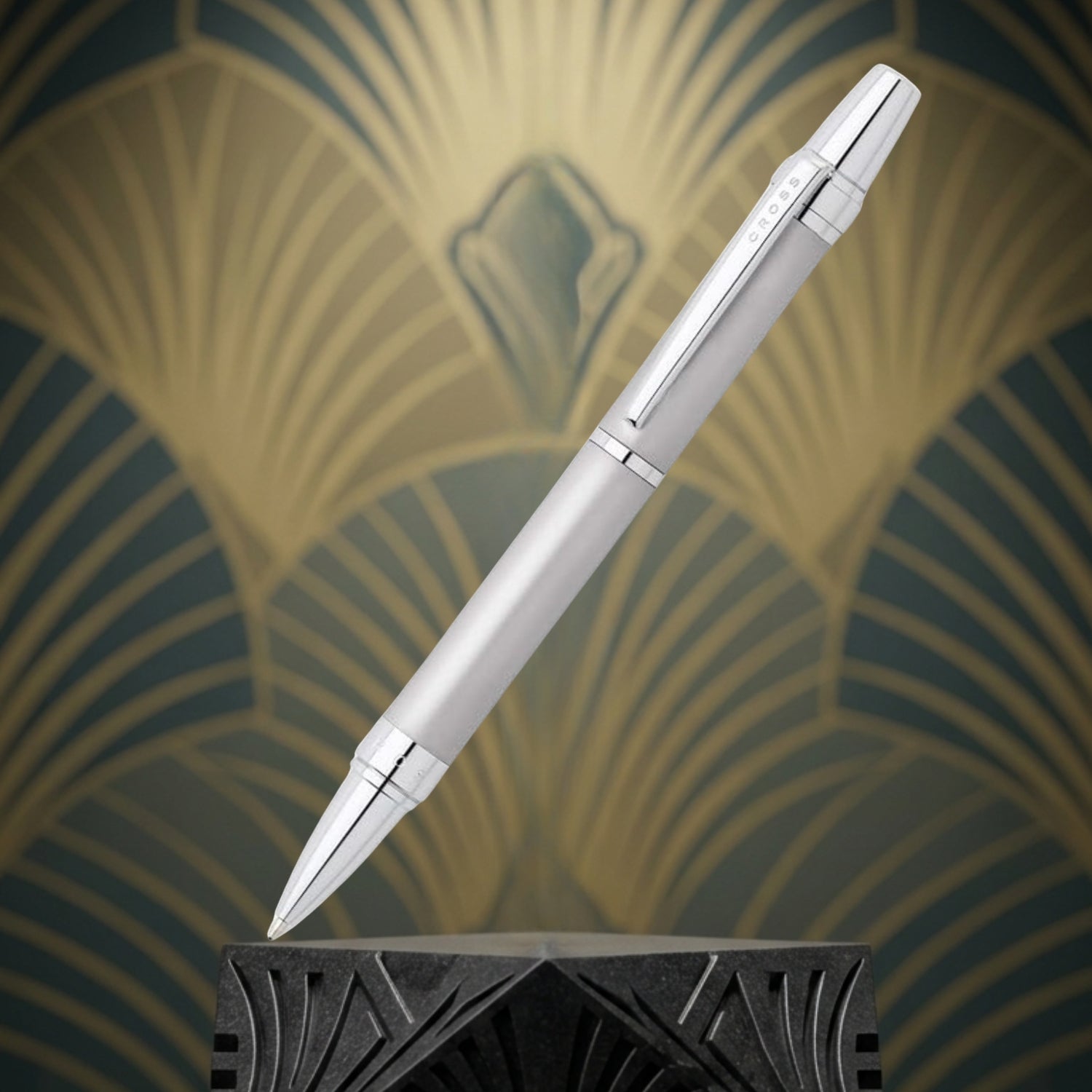 Cross Nile Pure Satin Chrome CT Ballpoint Pen AT0382G-8