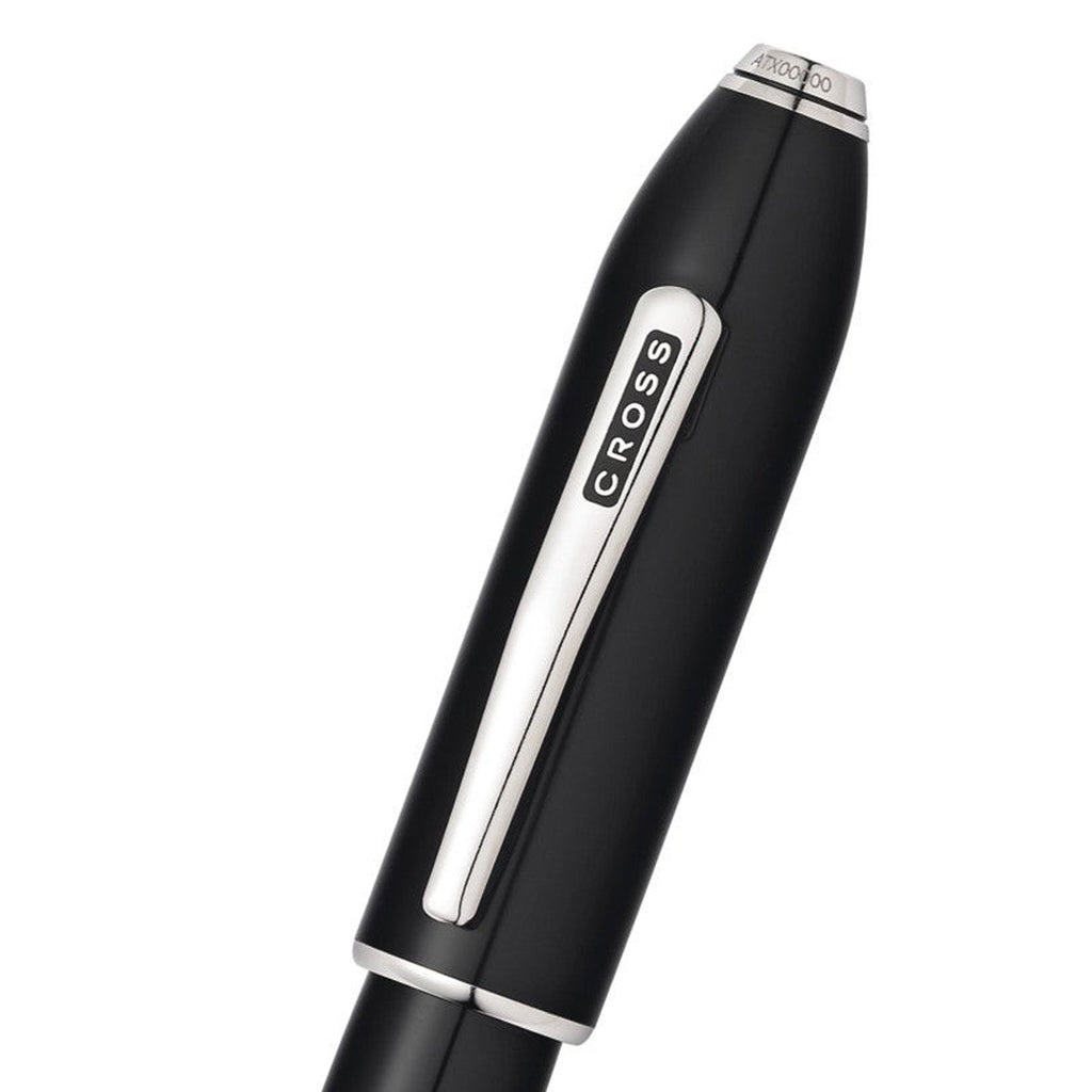 Cross Peerless 125 Core Collection – Black Lacquer/Platinum Rollerball Pen Item# AT0705-1 - Image 2