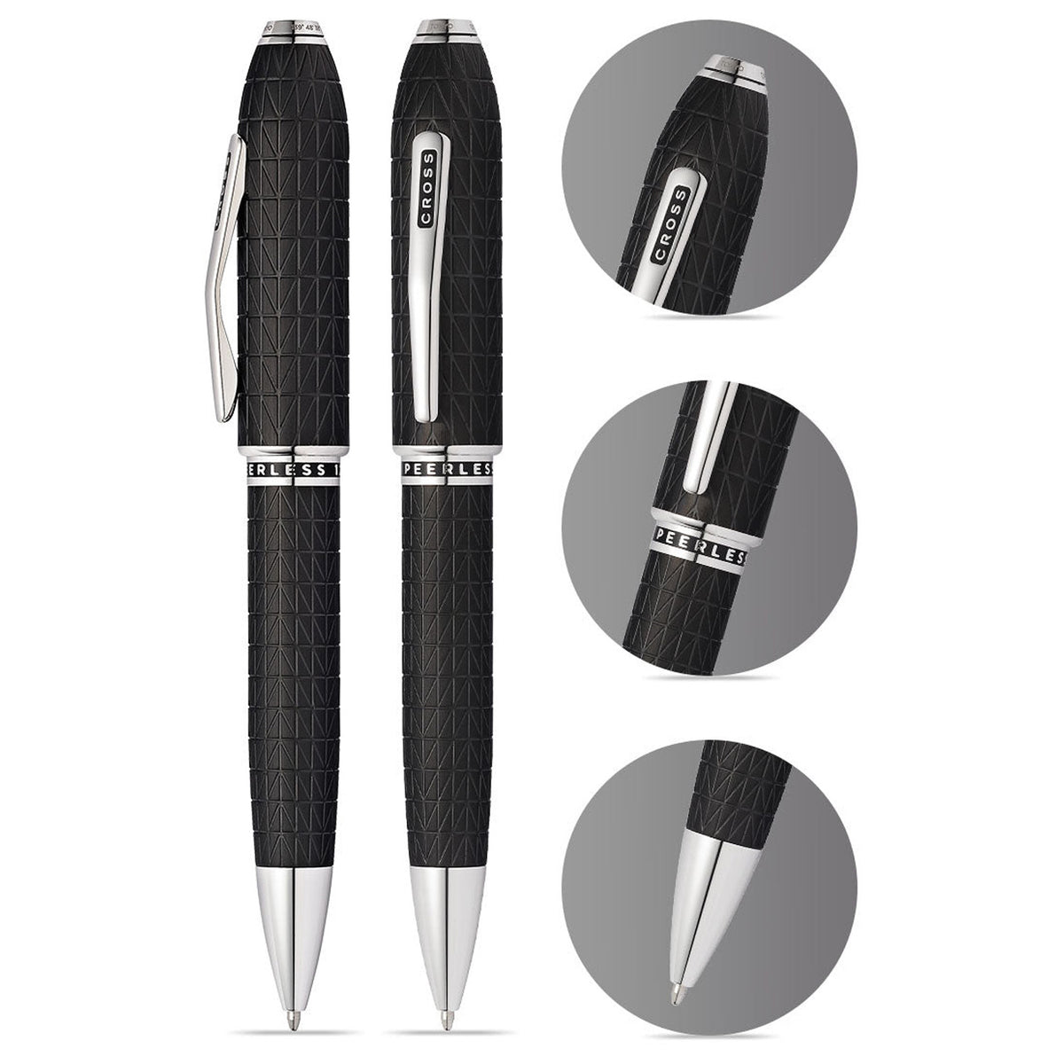 Cross Peerless 125 Citizen Tokyo Satin Black CT Ballpoint Pen AT0702-24