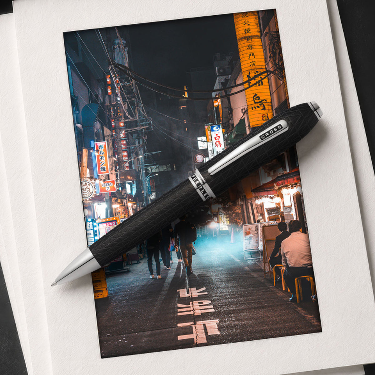 Cross Peerless 125 Citizen Tokyo Satin Black CT Ballpoint Pen AT0702-24