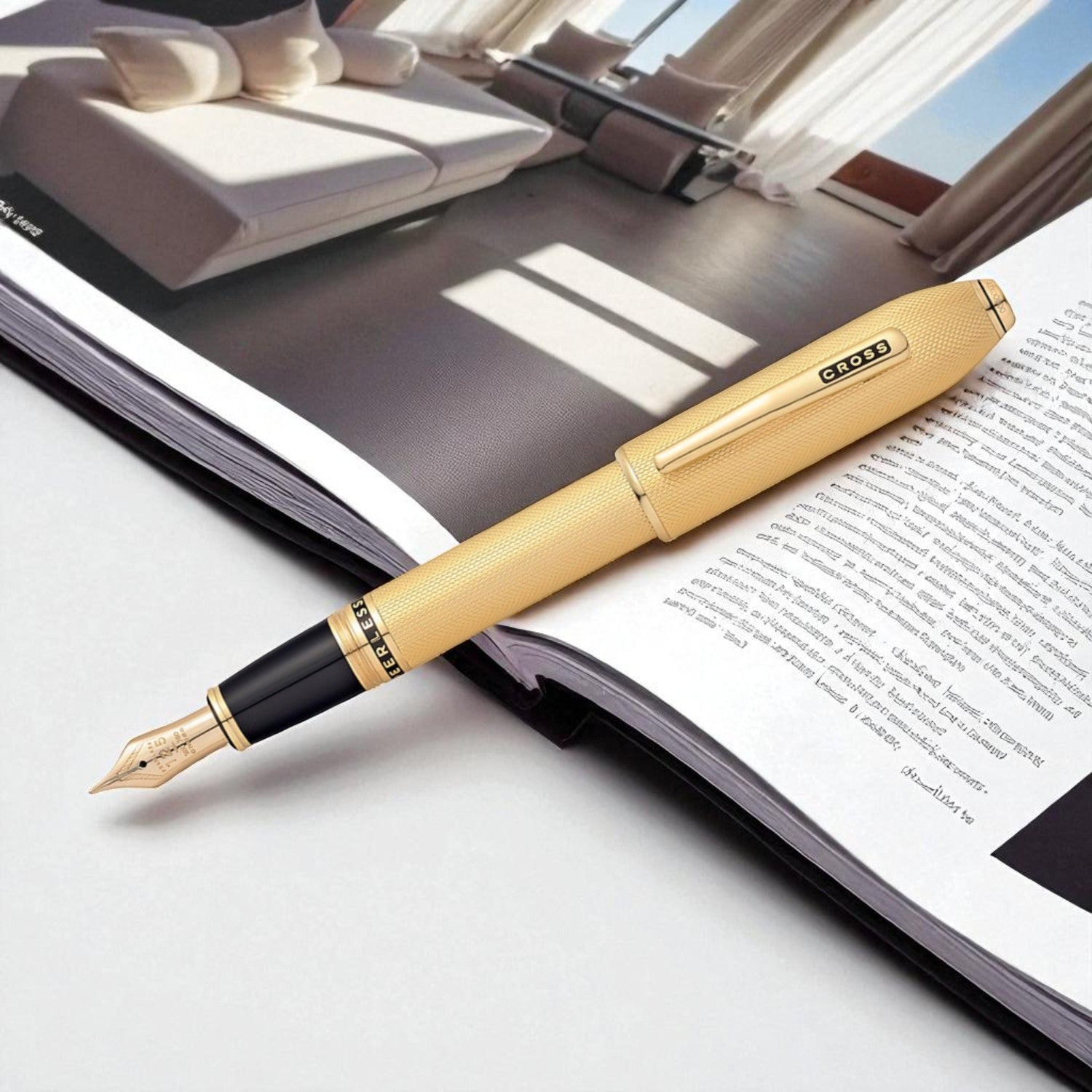 Cross Peerless 125 Gold GT Fountain Pen
