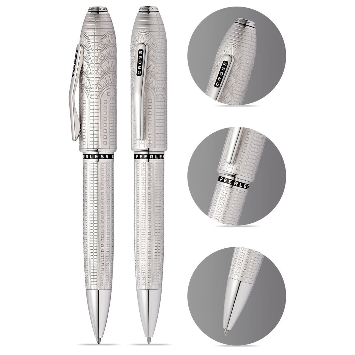 Cross Peerless 125 Citizen New York City Platinum CT Ballpoint Pen AT0702-22