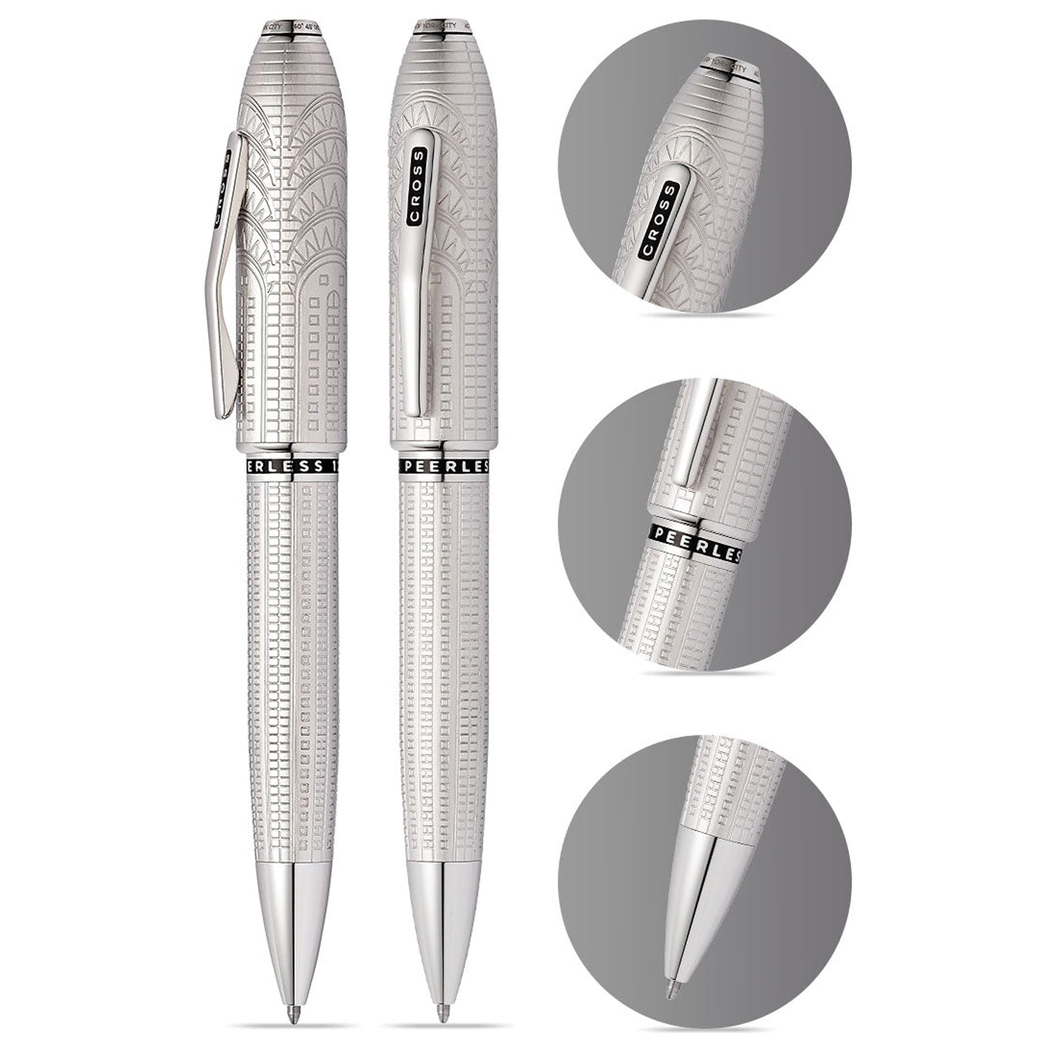 Cross Peerless 125 Citizen New York City Platinum CT Ballpoint Pen AT0702-22