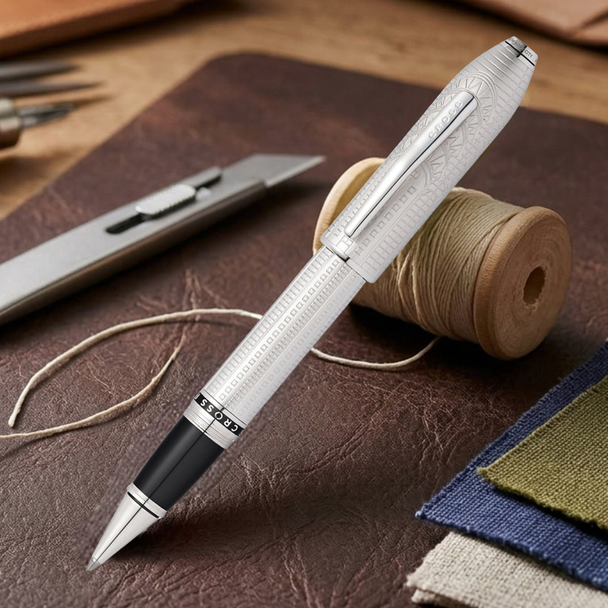 Cross Peerless 125 Citizen New York City Platinum CT Roller Ball Pen AT0705-22