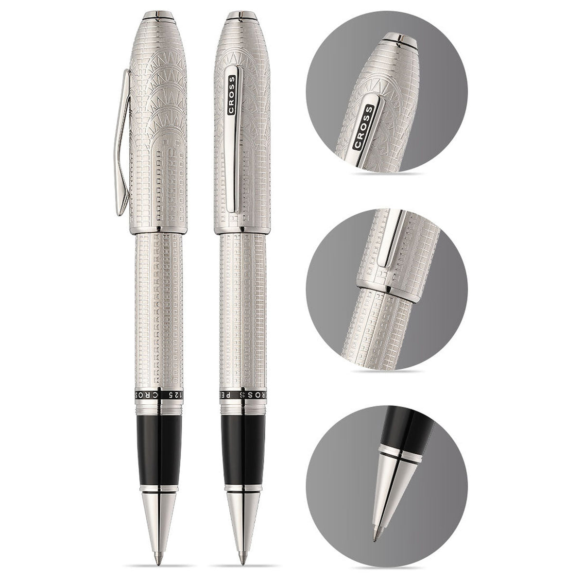 Cross Peerless 125 Citizen New York City Platinum CT Roller Ball Pen AT0705-22