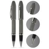 Cross Peerless 125 Polished Slate Gray PVD Roller Ball Pen AT0705-20