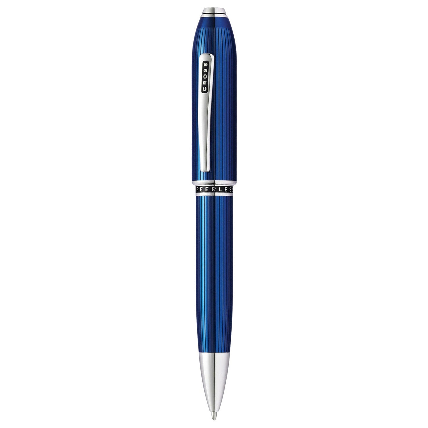 Cross Peerless 125 Translucent Quartz Blue CT Ballpoint Pen AT0702-14