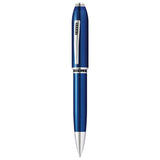 Cross Peerless 125 Translucent Quartz Blue CT Ballpoint Pen AT0702-14