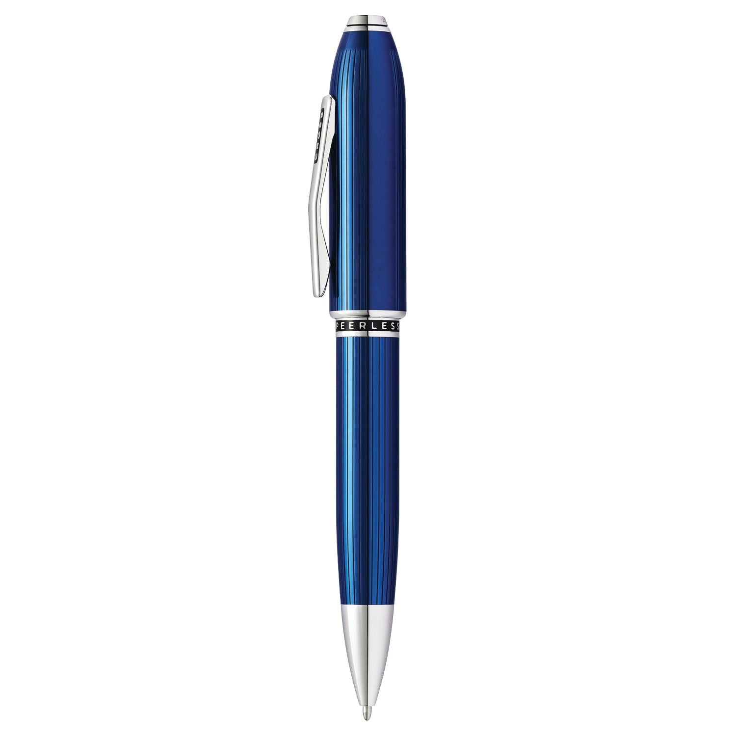 Cross Peerless 125 Translucent Quartz Blue CT Ballpoint Pen AT0702-14