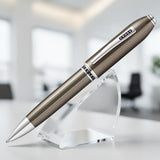 Cross Peerless 125 Translucent Titanium Gray CT Ballpoint Pen AT0702-13