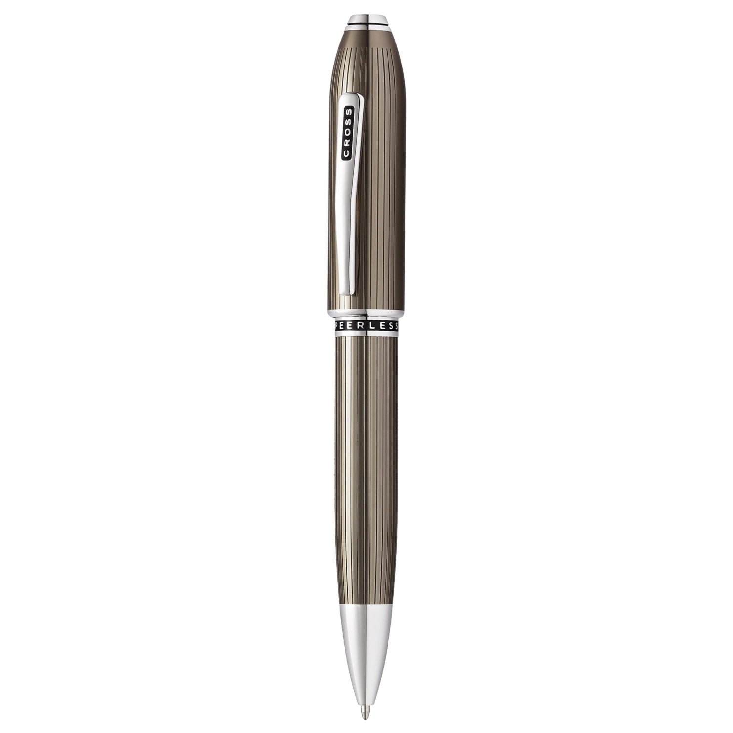 Cross Peerless 125 Translucent Titanium Gray CT Ballpoint Pen AT0702-13
