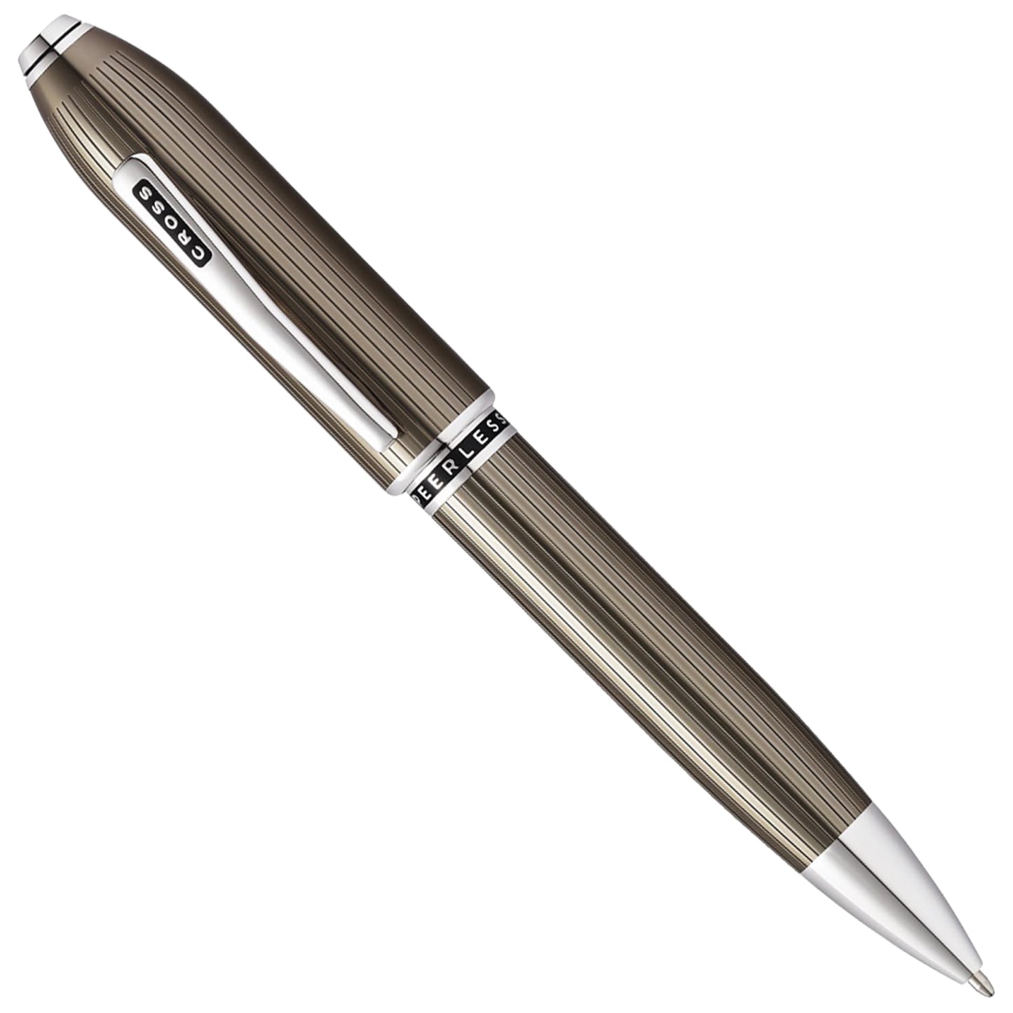 Cross Peerless 125 Translucent Titanium Gray CT Ballpoint Pen AT0702-13