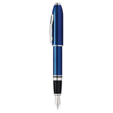 Cross Peerless 125 Translucent Quartz Blue CT Fountain Pen