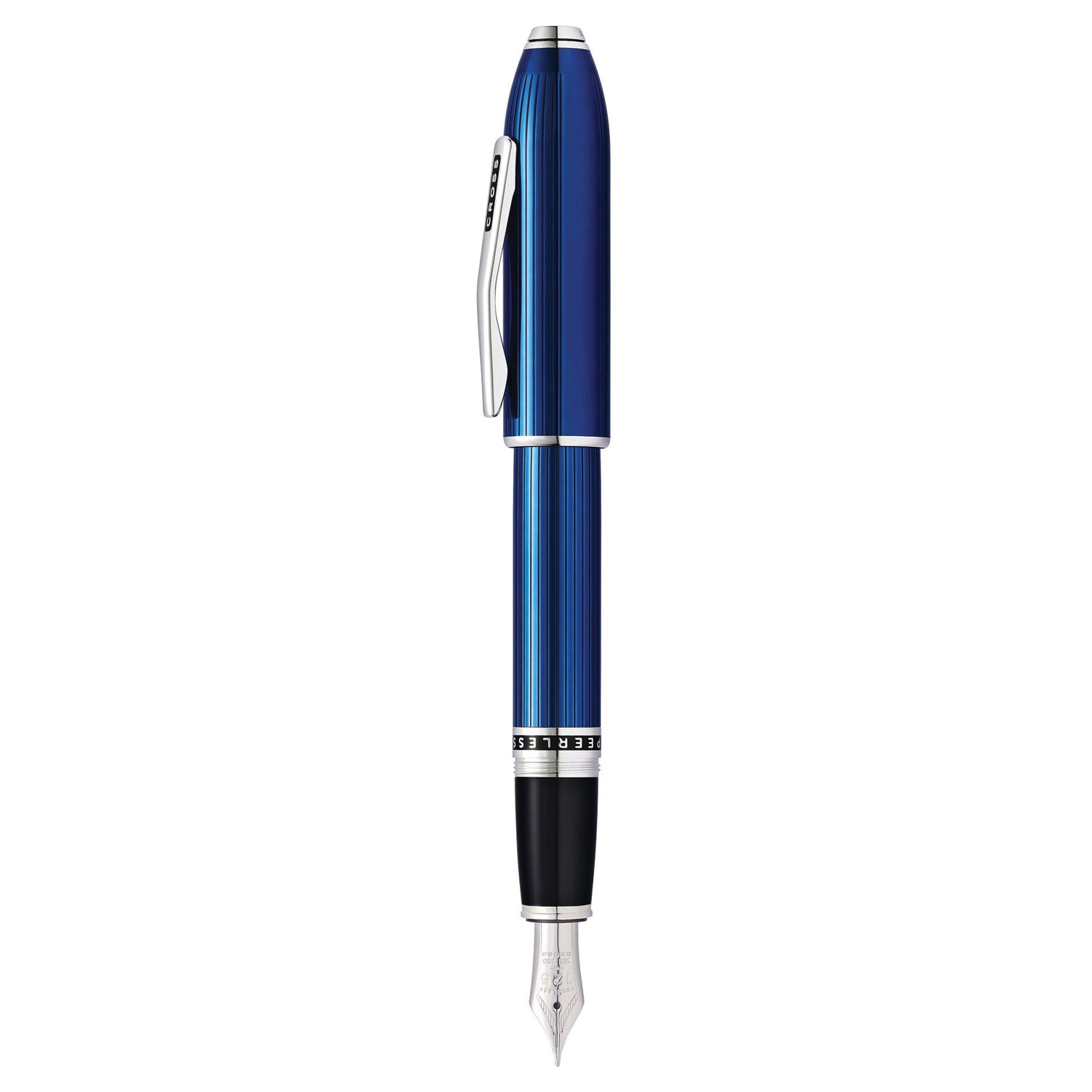 Cross Peerless 125 Translucent Quartz Blue CT Fountain Pen
