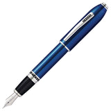 Cross Peerless 125 Translucent Quartz Blue CT Fountain Pen