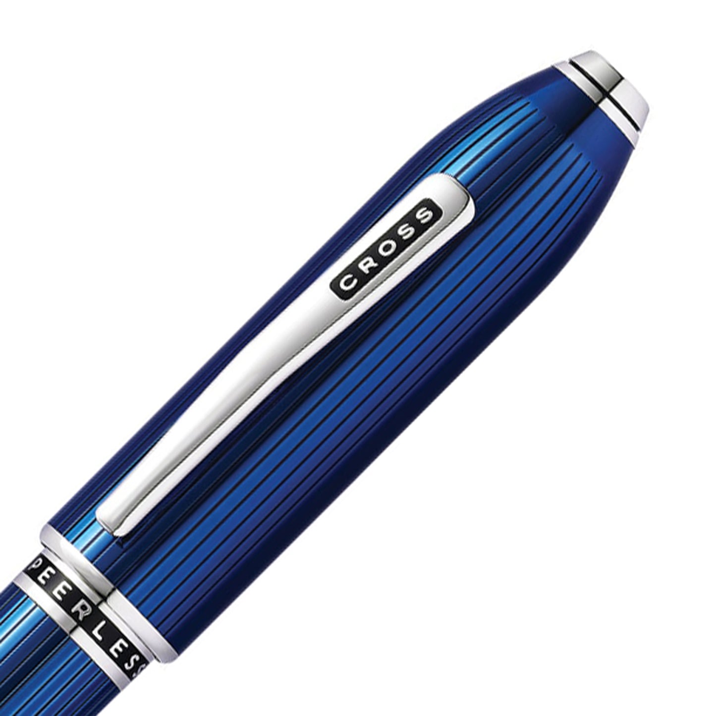 Cross Peerless 125 Translucent Quartz Blue CT Fountain Pen