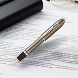 Cross Peerless 125 Translucent Titanium Gray CT Fountain Pen