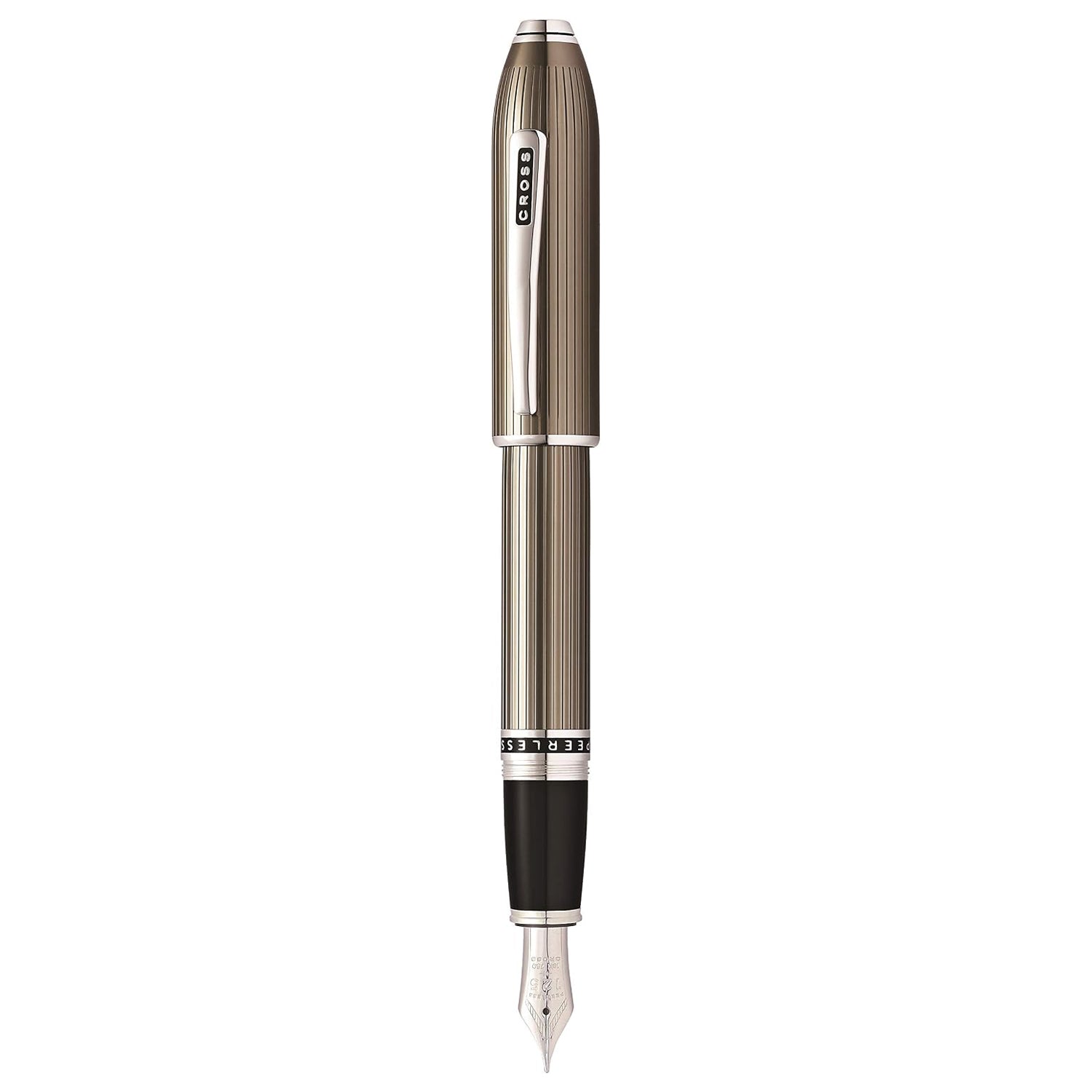 Cross Peerless 125 Translucent Titanium Gray CT Fountain Pen
