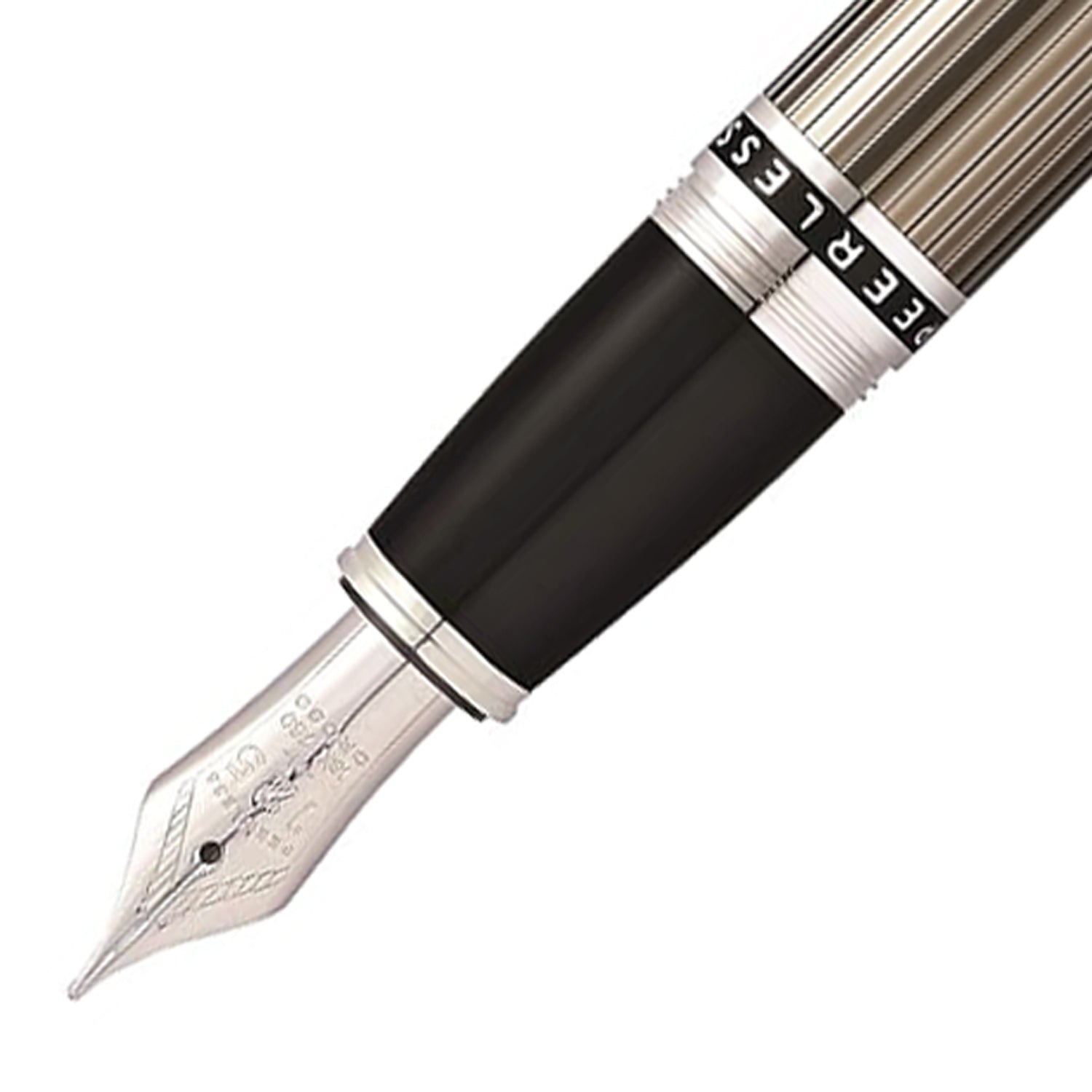 Cross Peerless 125 Translucent Titanium Gray CT Fountain Pen