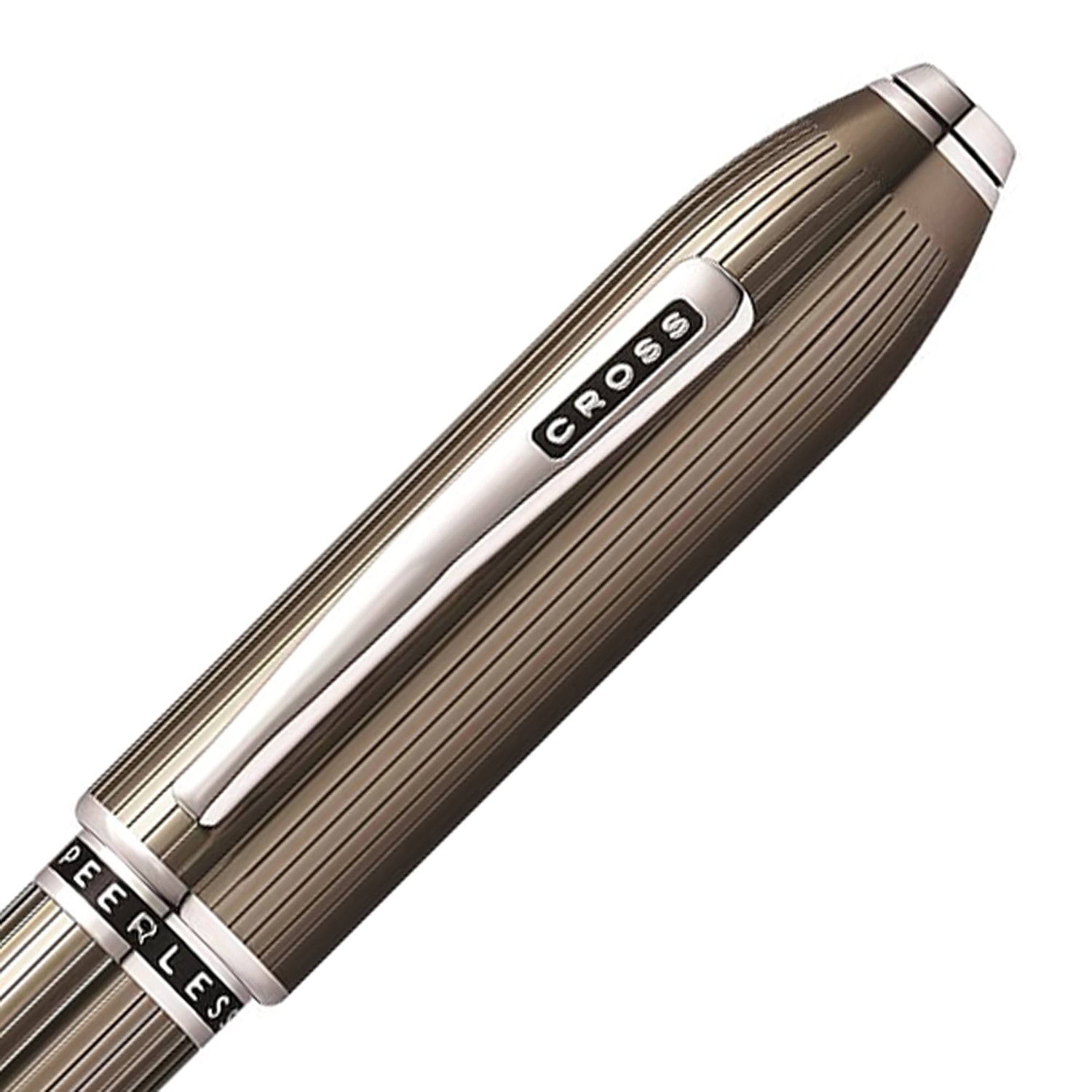Cross Peerless 125 Translucent Titanium Gray CT Fountain Pen