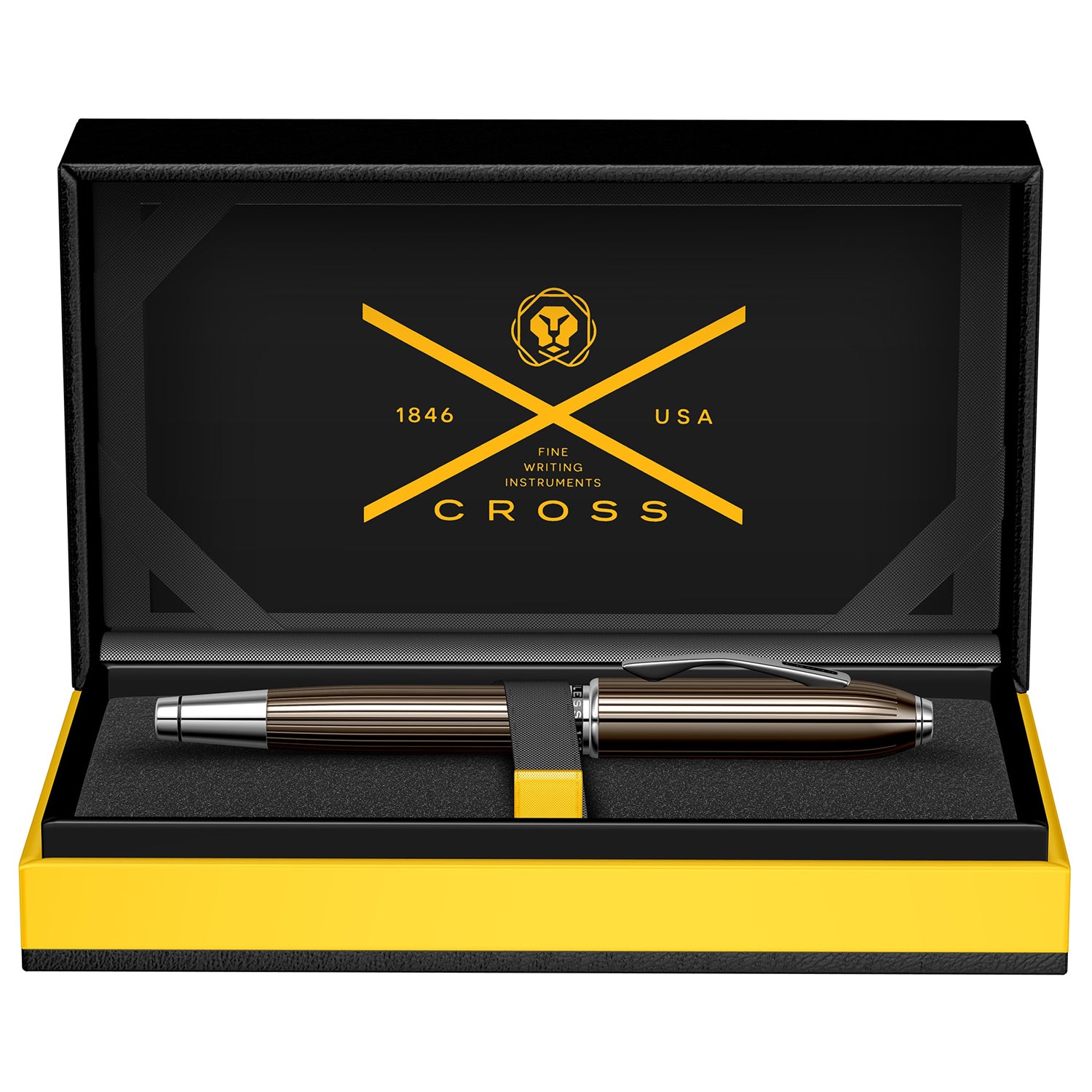 Cross Peerless 125 Translucent Titanium Gray CT Fountain Pen