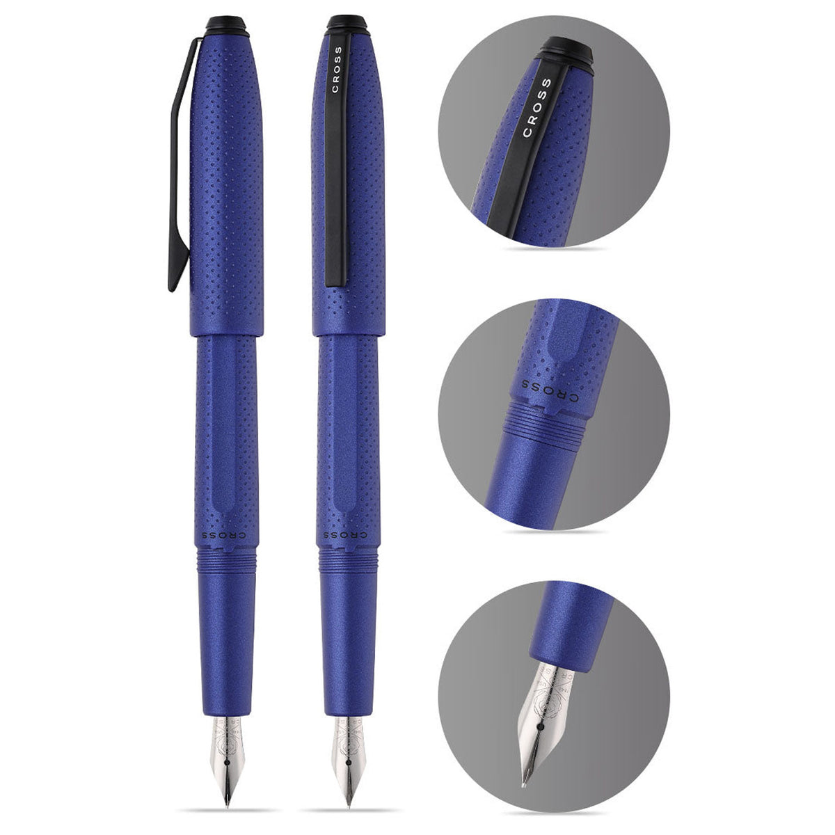 Cross Prism Deep Sea Blue PVD Fountain Pen