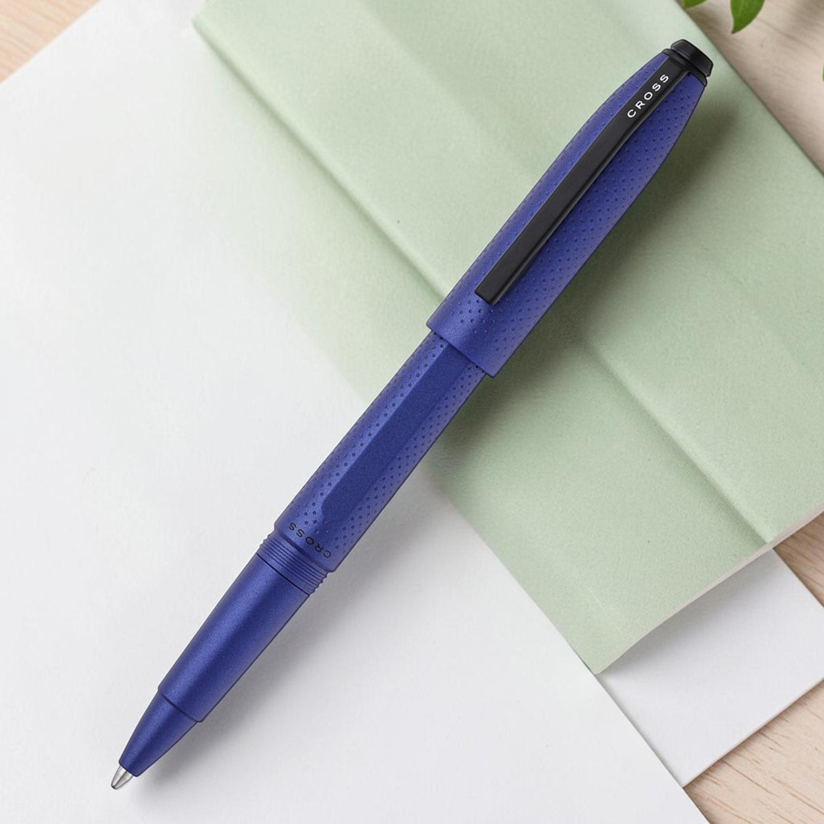Cross Prism Deep Sea Blue PVD Roller Ball Pen AT0795-3