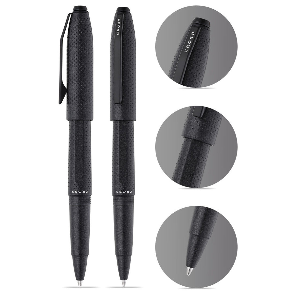 Cross Prism Obsidian Black PVD Ballpoint Pen AT0792-1