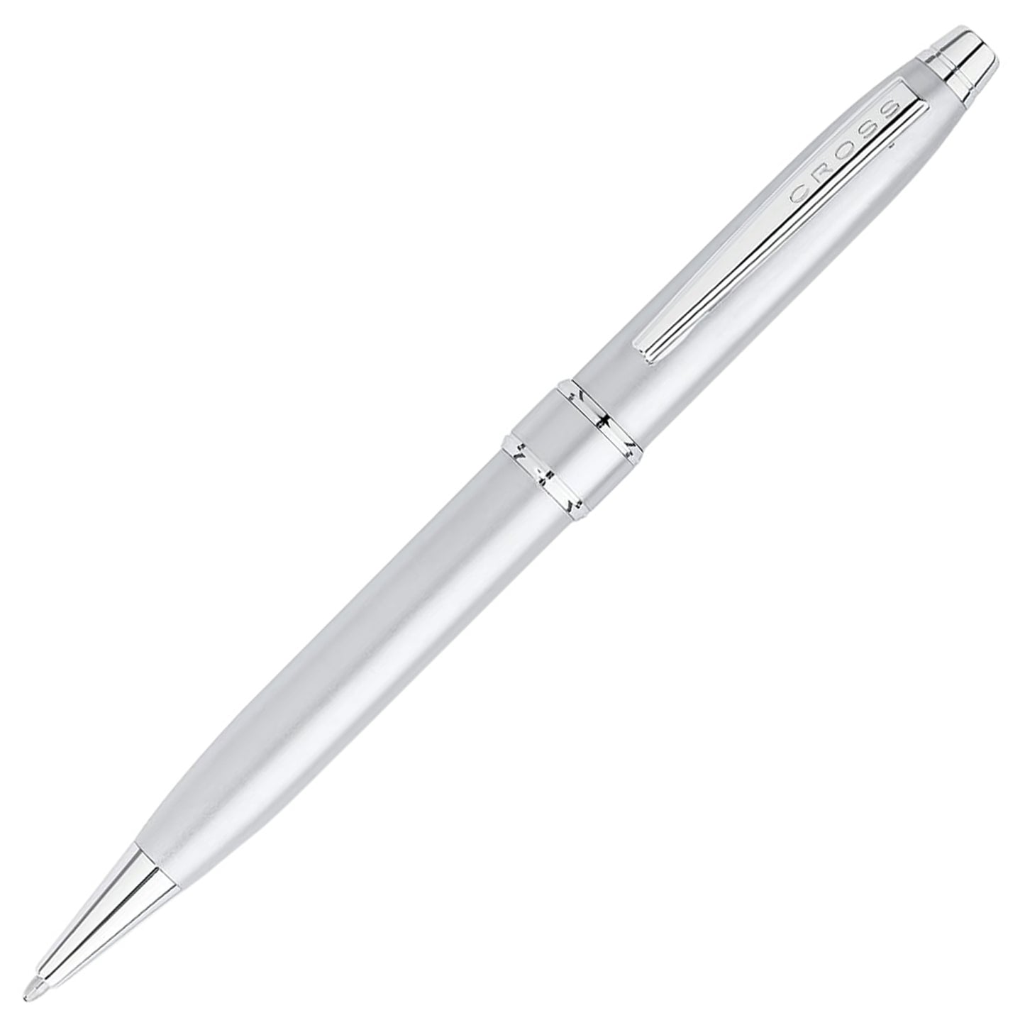 Cross Stratford Satin Chrome CT Ballpoint Pen AT0172-2