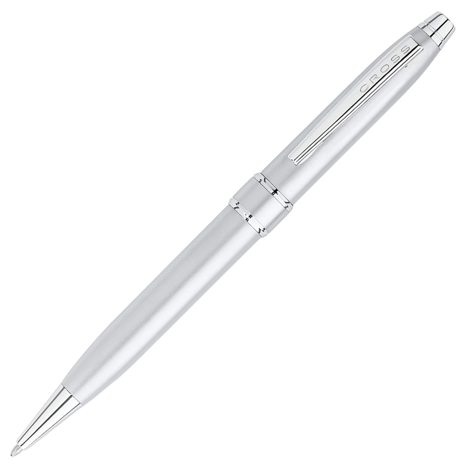 Cross Stratford Satin Chrome CT Ballpoint Pen AT0172-2