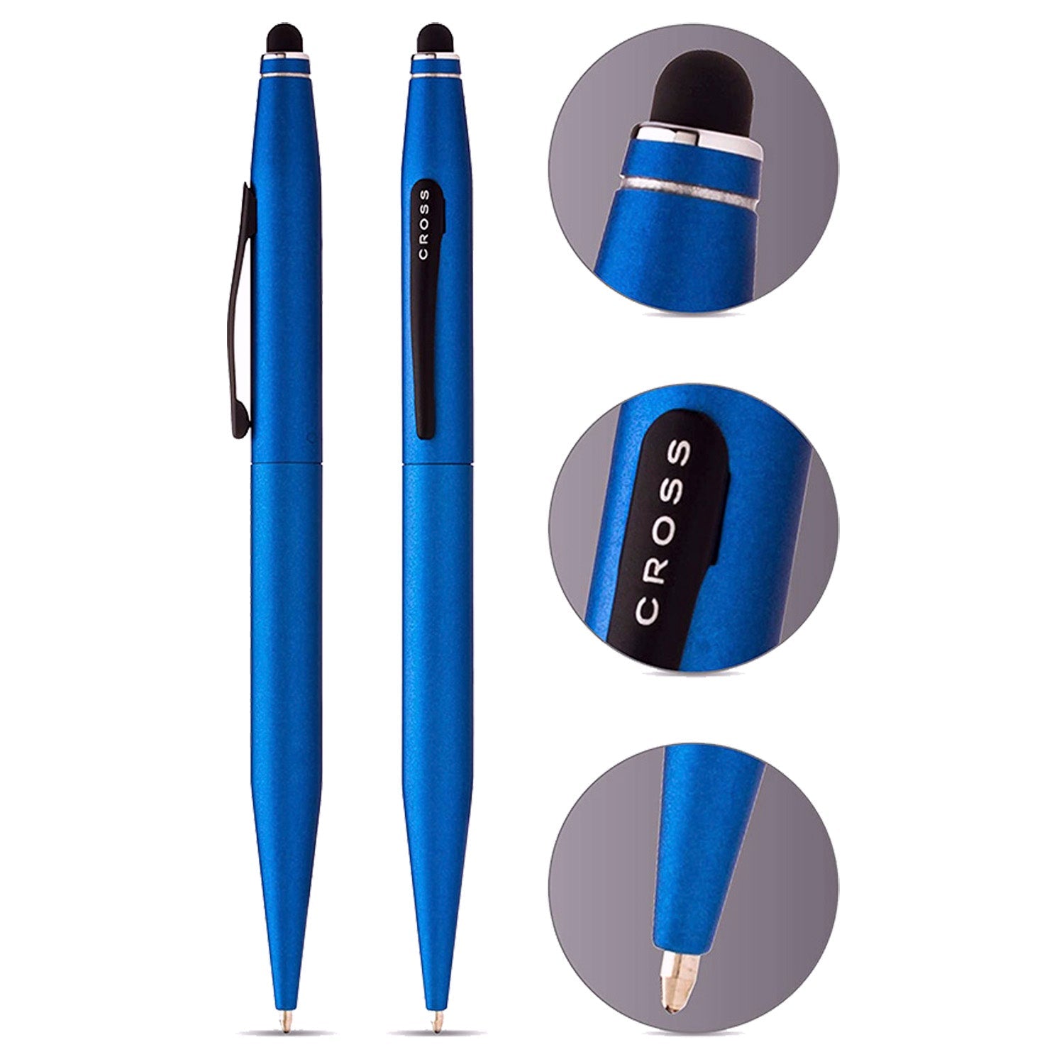 Cross Tech2 Metallic Blue Ballpoint Pen AT0652-6